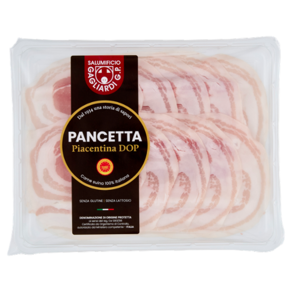 Salumificio Gagliardi G.P. Pancetta Piacentina DOP 0,100 kg