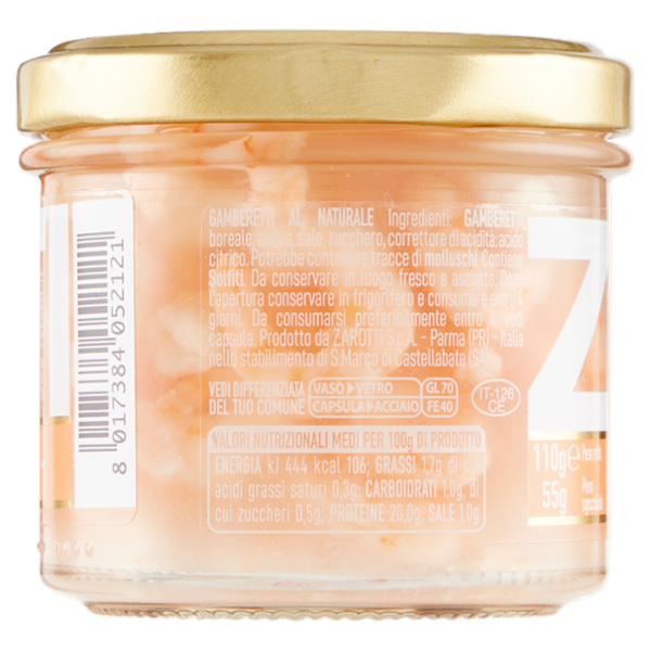 Zarotti Gamberetti al Naturale 110 g