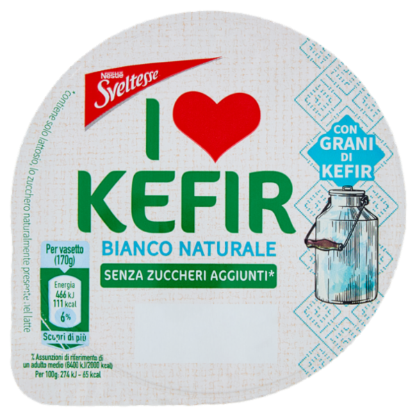 SVELTESSE I love Kefir Pot Bianco Naturale 1x170g