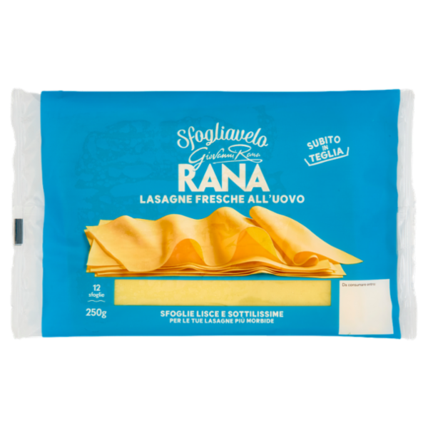 Giovanni Rana Sfogliavelo Lasagne Fresche all'Uovo 250 g