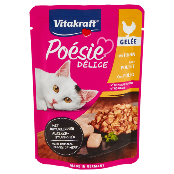 Vitakraft Poésie Délice Gelée con Pollo 85 g