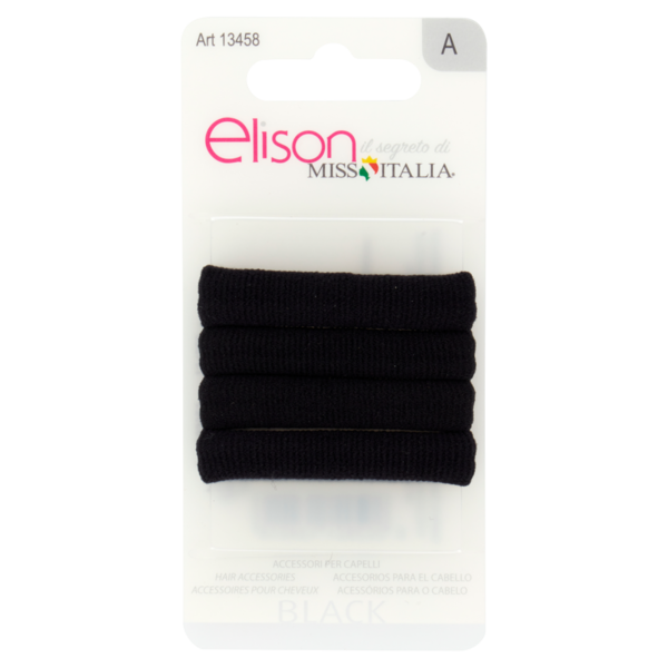 elison Accessori per Capelli Black 4 pz