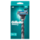 Gillette Rasoio Uomo Mach3 a 3 Lame, 1 Manico + 2 Lamette Barba
