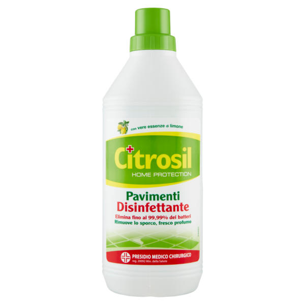 Citrosil Home Protection - Pavimenti Disinfettante con vere essenze di limone, 900 ml