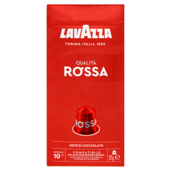 Lavazza Qualità Rossa Compatibile con Nespresso Original 10 Capsule 57 g