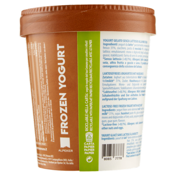 Meran Yogurteria Merano Frozen Yogurt Nocciola 250 g