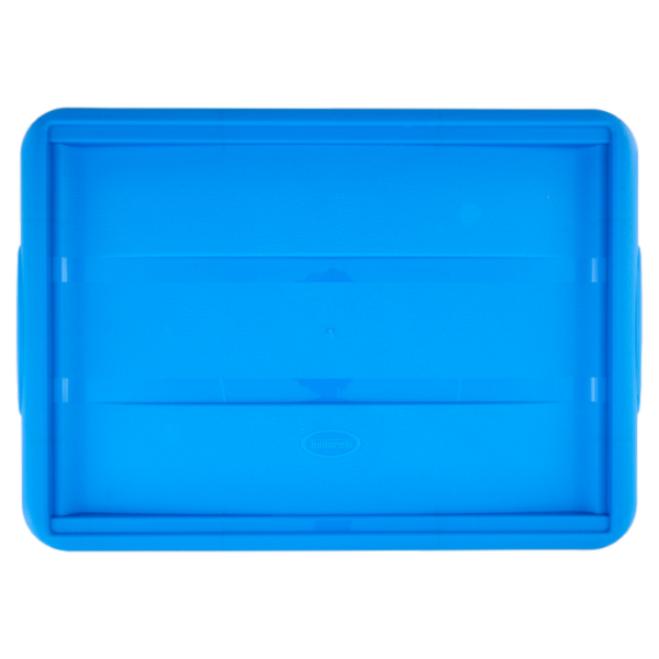 Selex Contenitore con Coperchio a Scatto Azzurro 14 L