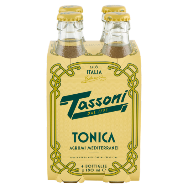 Tassoni Tonica Agrumi Mediterranei 4 x 180 ml