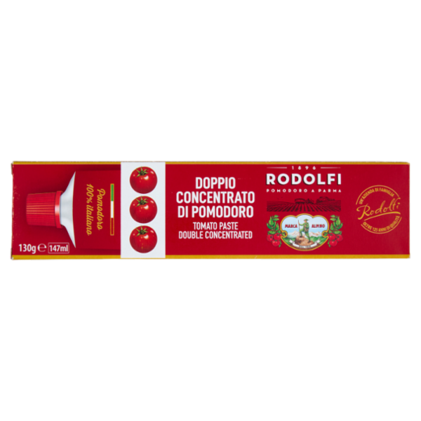 Rodolfi Marca Alpino Doppio Concentrato di Pomodoro 130 g