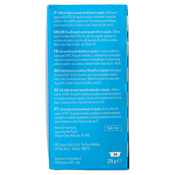 Lavazza A Modo Mio Decaf Classico 36 Capsule 270 g