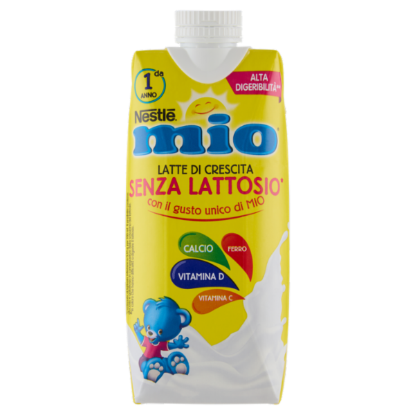 NESTLÉ MIO Latte di Crescita Senza Lattosio Liquido Brick 500ml