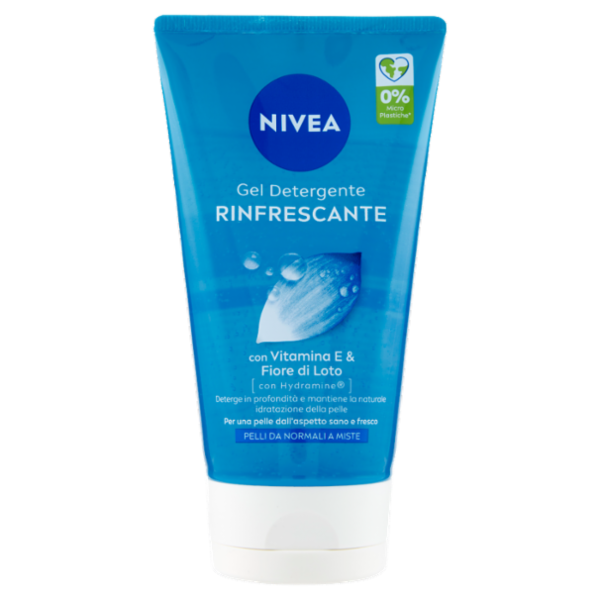 Nivea Gel Detergente Rinfrescante Pelli da Normali a Miste 150 ml