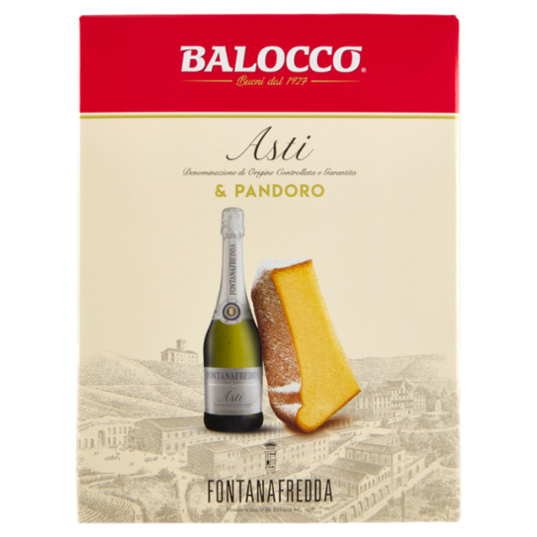 Balocco Fontanafredda Asti DOCG 75 cl & Pandoro 750 g