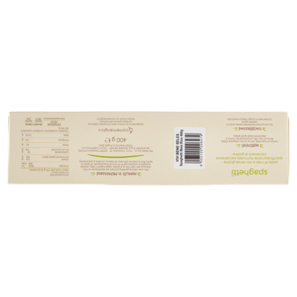 Vivi Bene Senza Glutine Pasta di Mais e Riso Spaghetti Senza Glutine 400 g