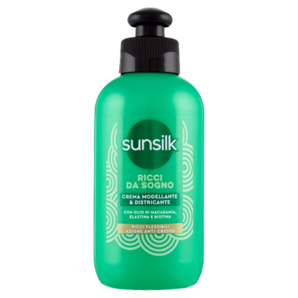 sunsilk Ricci da Sogno Crema Modellante & Districante con olio di Macadamia Elastina e Biotina 200mL
