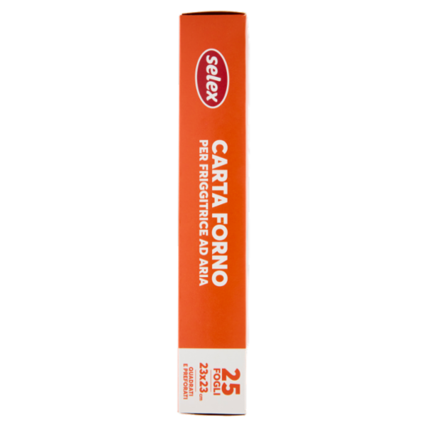 Selex Carta Forno per Friggitrice ad Aria 23x33 cm Quadrati e Preforati 25 fogli
