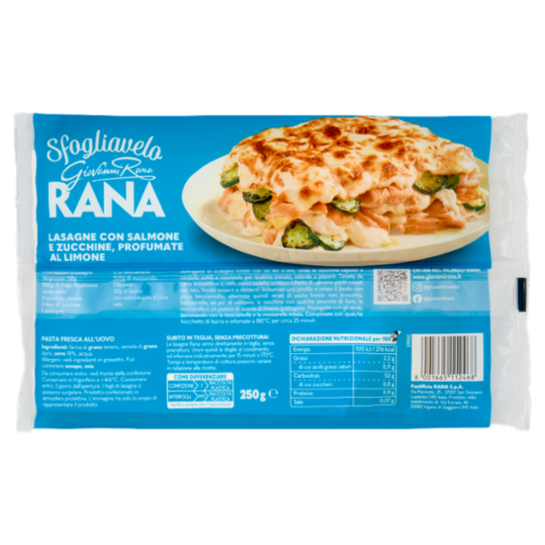 Giovanni Rana Sfogliavelo Lasagne Fresche all'Uovo 250 g