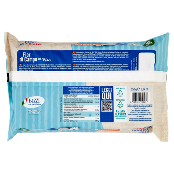 Fazzi Fior di Campo con Riso fatto con Yogurt 250 g