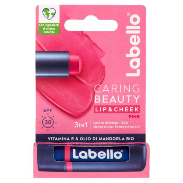 Labello Caring Beauty Lip & Cheek Pink SPF 30 4,8 g