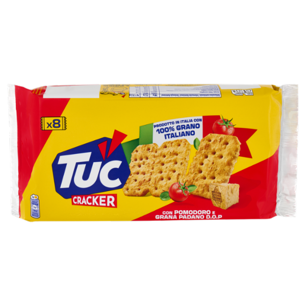 Tuc Cracker con Pomodoro e Grana Padano D.O.P. - 250 g