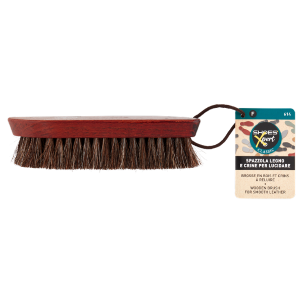Shoes'Xpert Classic Spazzola Legno e Crine per Lucidare