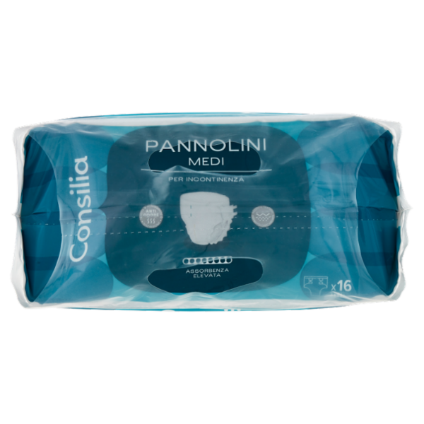 Consilia Pannolini medi per incontinenza 16 pezzi