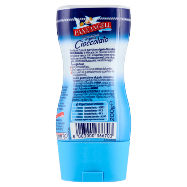 PANEANGELI decora con guarnizione al gusto Cioccolato 200 g