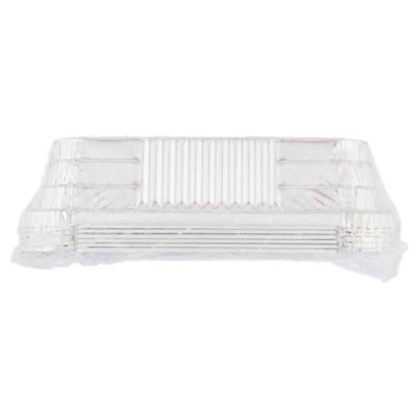 Selex Contenitore in Alluminio con Coperchio 22x17x3,5 cm 6 pezzi