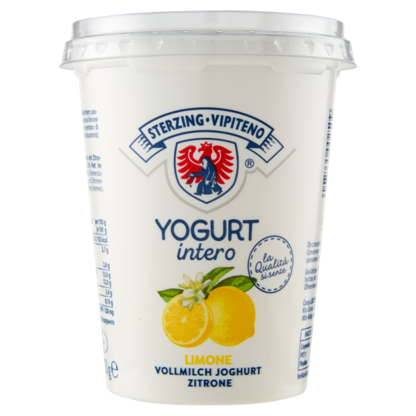 Sterzing Vipiteno Yogurt intero Limone 500 g