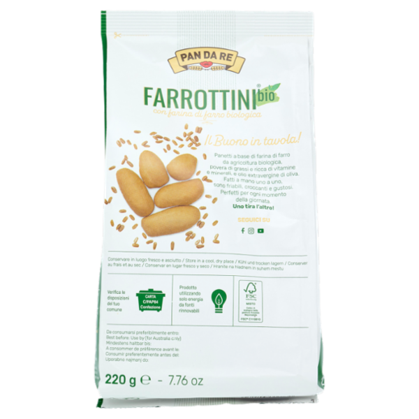 Pan Da Re Farrottini bio 220 g