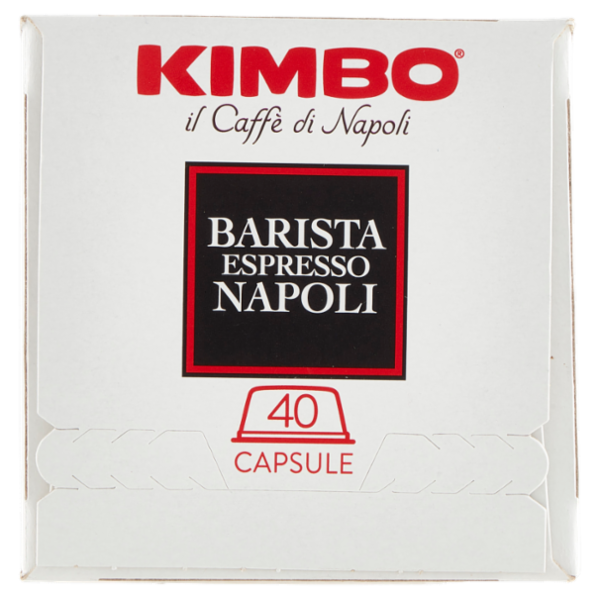Kimbo Barista Espresso Napoli Capsule Compatibili con le Macchine Lavazza A Modo Mio* 40 x 7,5 g