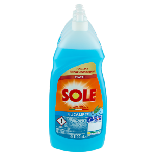 Sole Sapone Piatti Eucalipto 4 x 1,1 L