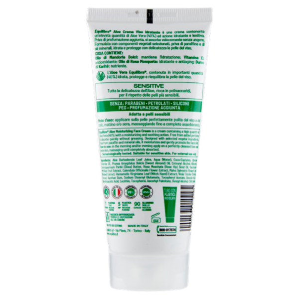 equilibra Aloe Crema Viso Idratante 75 ml