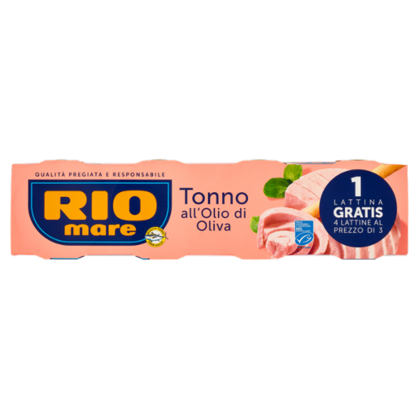 Rio mare Tonno all'Olio di Oliva 4 x 120 g