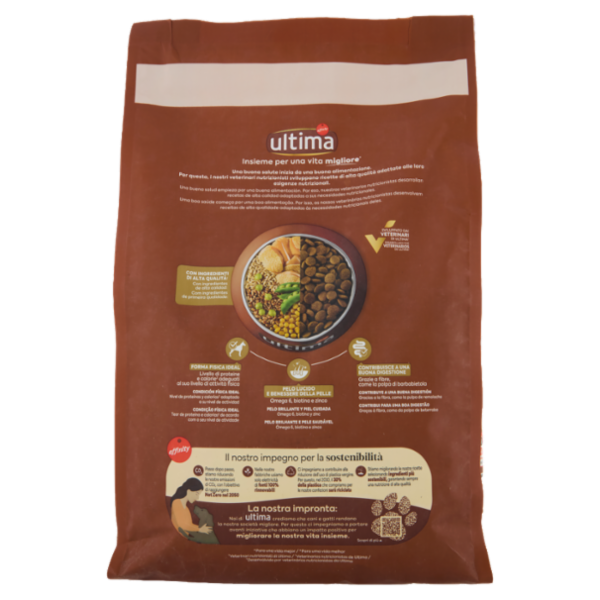 ultima Dog Medium Maxi +10kg Adulto 1-7 Anni con Pollo 2,2 kg