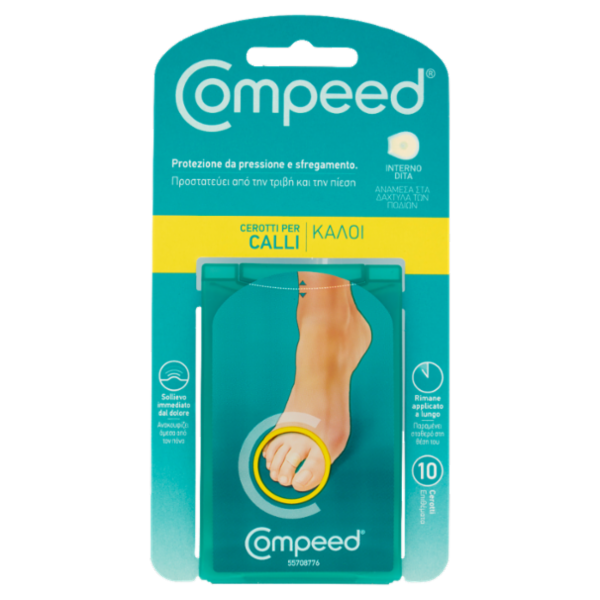 Compeed Cerotti per Calli Interno Dita 10 pz