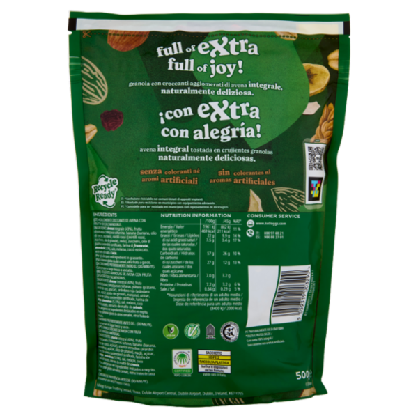 Kellogg's extra granola frutta e frutta secca 500 g