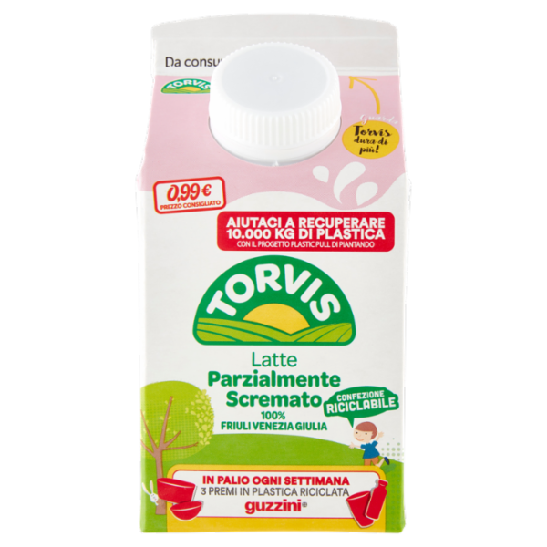 Torvis Latte Parzialmente Scremato 500 ml
