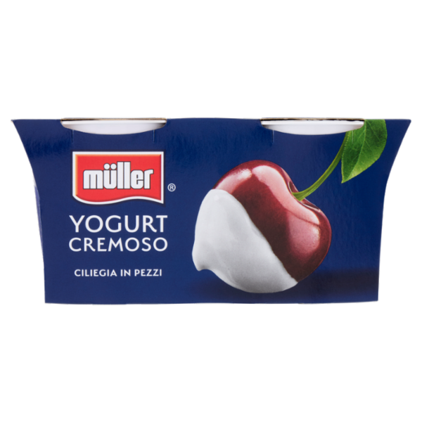 müller Yogurt Cremoso Ciliegia in Pezzi 2 x 125 g