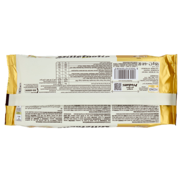 Matilde Vicenzi Millefoglie Snack con crema al Pistacchio 5 x 25 g
