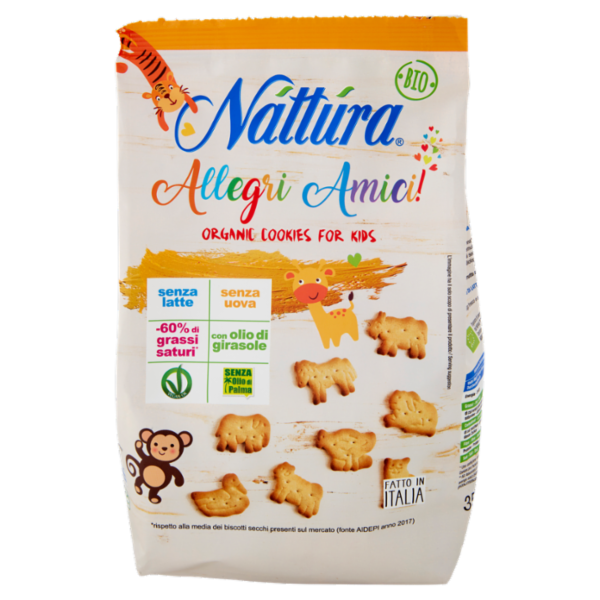 Náttúra Allegri Amici! Organic Cookies For Kids Bio 350 g