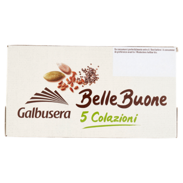 Galbusera BelleBuone 5 Colazioni Semi di papavero semi di girasole, zucca e lino 5 x 40 g