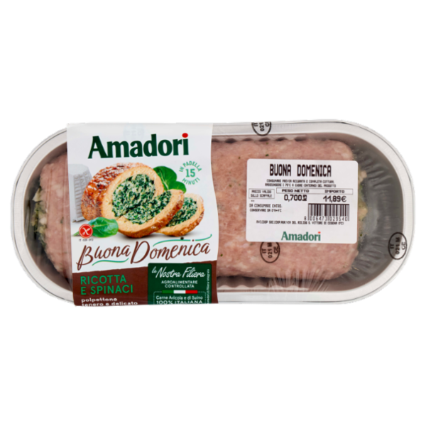 Amadori Buona Domenica Ricotta e Spinaci 0,700 kg