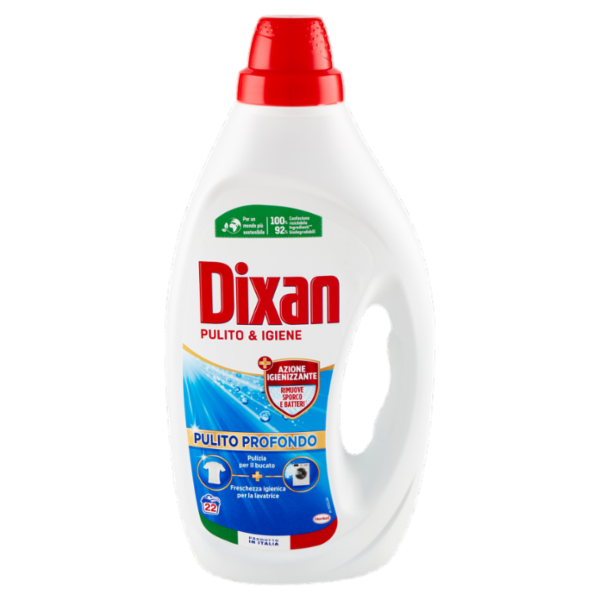 DIXAN Liquido Pulito & Igiene 22 Lavaggi 990 ml
