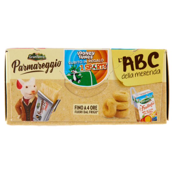 Parmareggio l'ABC della merenda con Parmigiano Reggiano e Taralli Senza Glutine