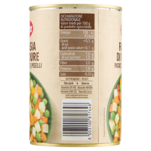 Selex Verdure Miste Lessate 400 g