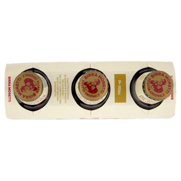 Birra Moretti Ricetta Originale 3 x 33 cl