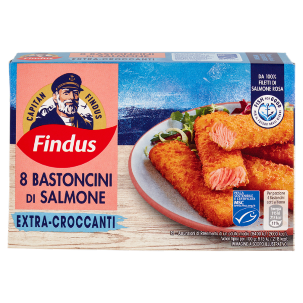 Capitan Findus 8 Bastoncini di Salmone 200 g