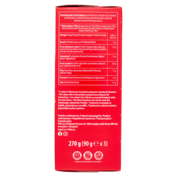 Pata Pop Microwave Salted 3 x 90 g