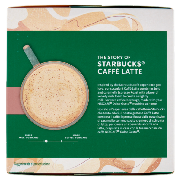 STARBUCKS Caffè Latte by Nescafé Dolce Gusto 12 Capsule 121,2g